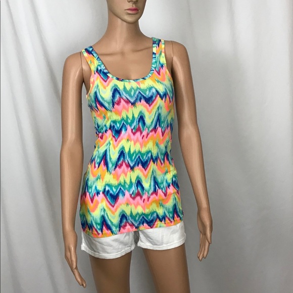 NOBO Rainbow Tye-Dye Tank Size Small EUC! - Picture 1 of 5